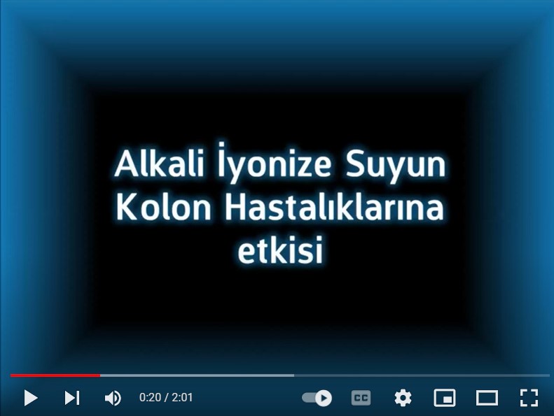 Alkali İyonize Suyun Kolon Hastalıklarına Etkisi