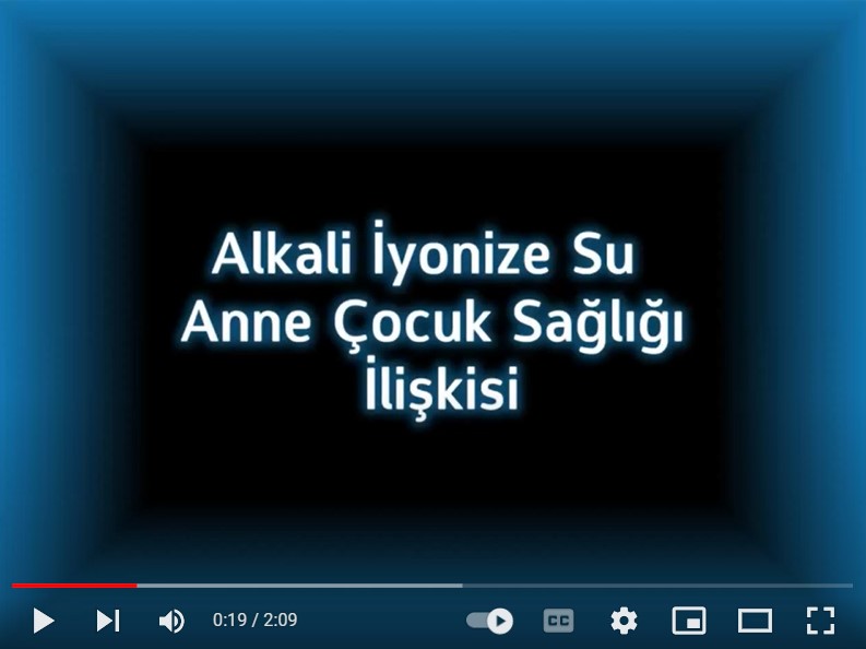 Alkali İyonize Su Anne Çocuk Sağlığı İlişkisi