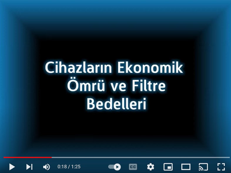 Cihazların Ekonomik Ömrü ve Filtre Bedelleri