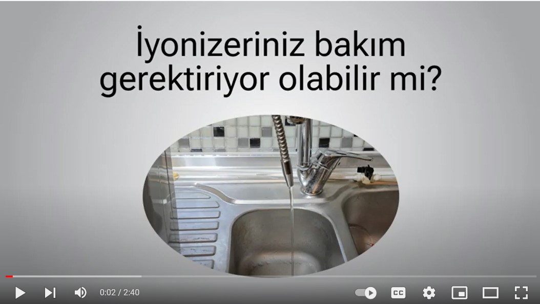 İyonizeriniz bakım gerektiriyor olabilir mi?